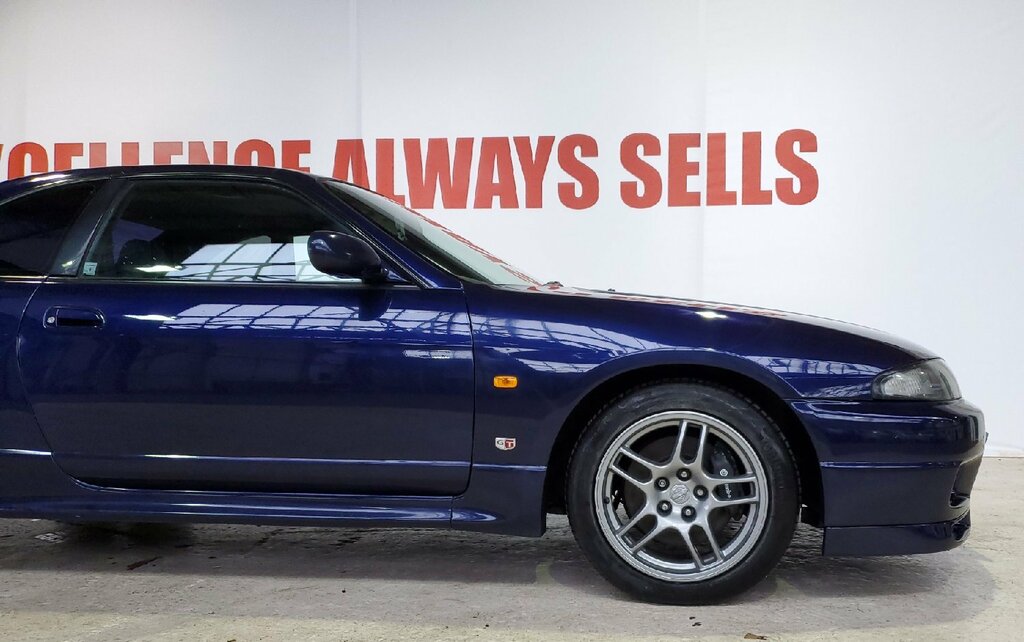 Nissan Skyline Gtr R33 Mintrust Freegenuine Milesgood Mot Hist Blue #5