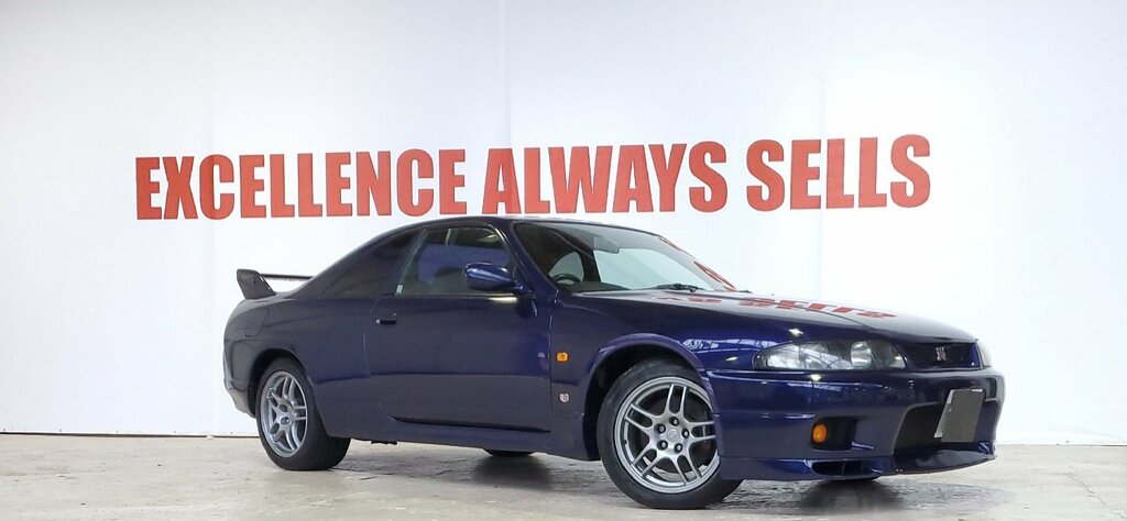Nissan Skyline Gtr R33 Mintrust Freegenuine Milesgood Mot Hist Blue