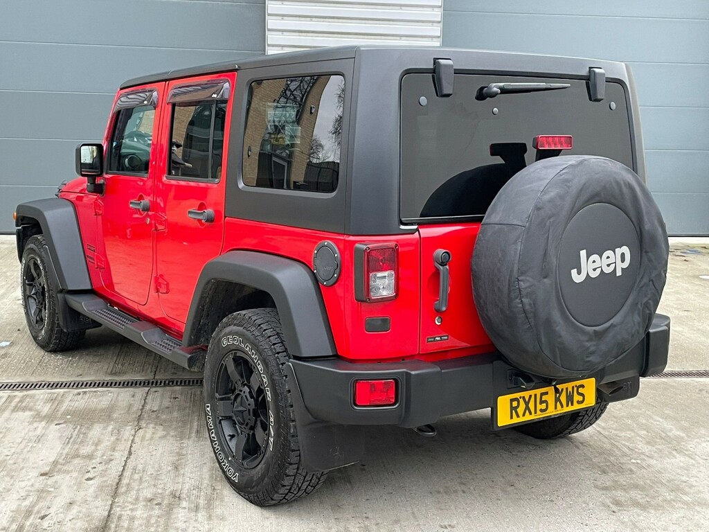 Jeep Wrangler 3.6 V6 Sport Unlimited Hardtop Convertible Red #4