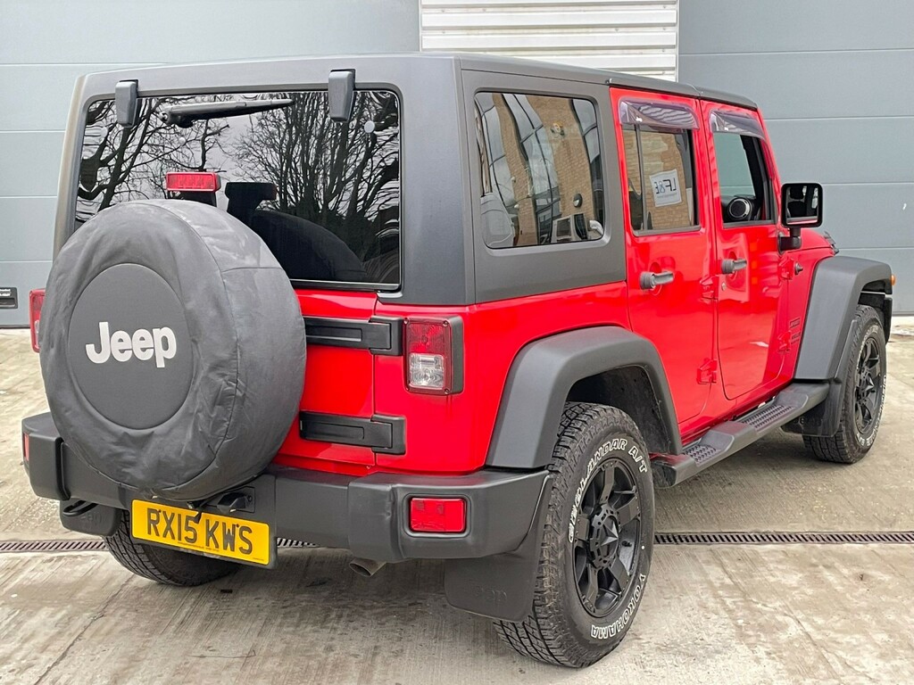 Jeep Wrangler 3.6 V6 Sport Unlimited Hardtop Convertible Red #3