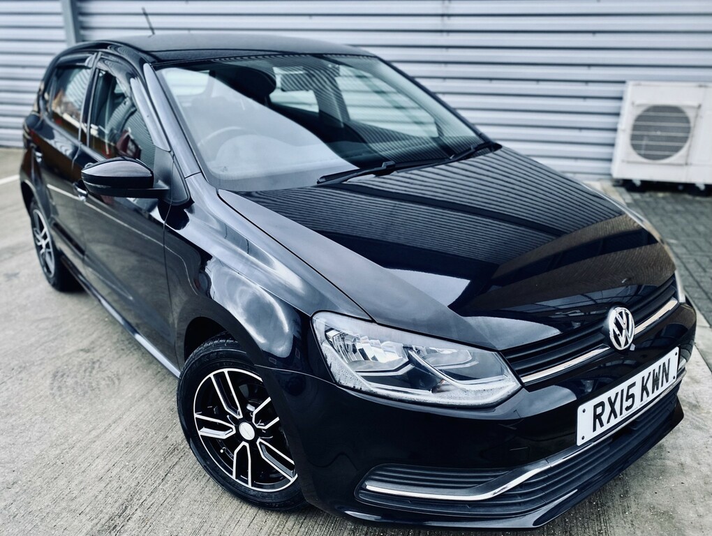 Volkswagen Polo 1.2 Tsi Bluemotion Tech Se RX15KWN Black #2