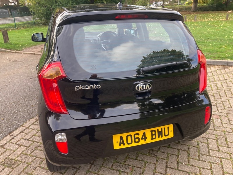 Kia Picanto 1.0 1 Air Hatchback AO64BWU Black #4