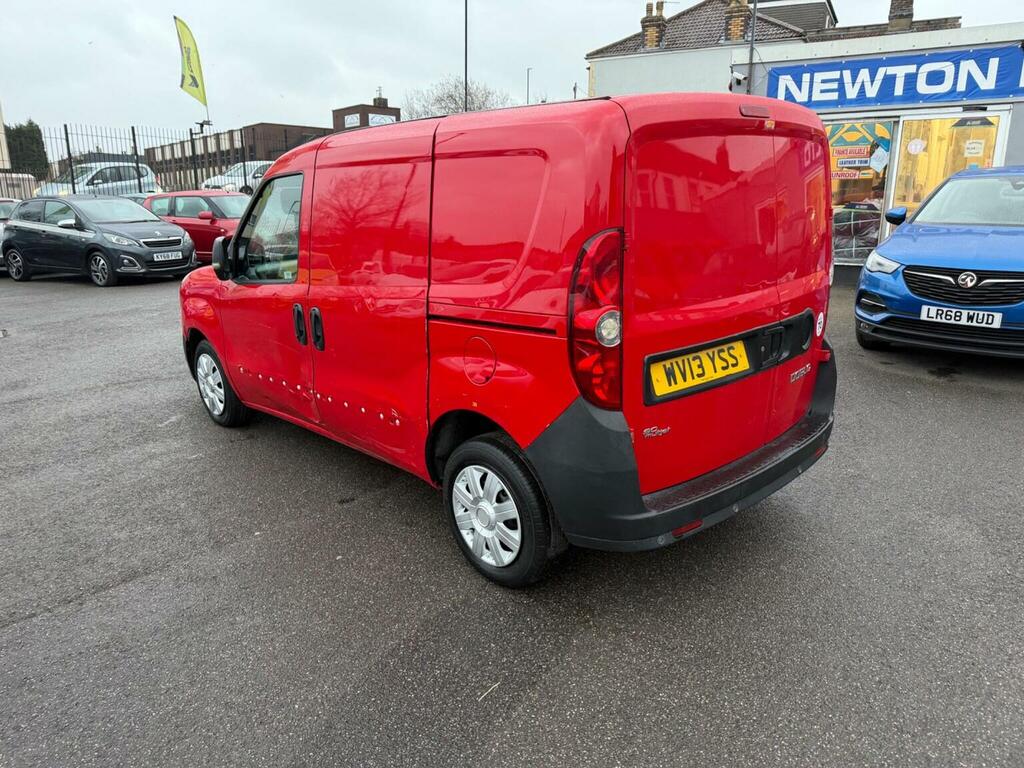 Fiat Doblo Panel Van 1.3 Jtd Multijetii 16V Maxi L2 H1 2 Red #6