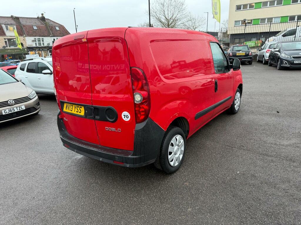 Fiat Doblo Panel Van 1.3 Jtd Multijetii 16V Maxi L2 H1 2 Red #4