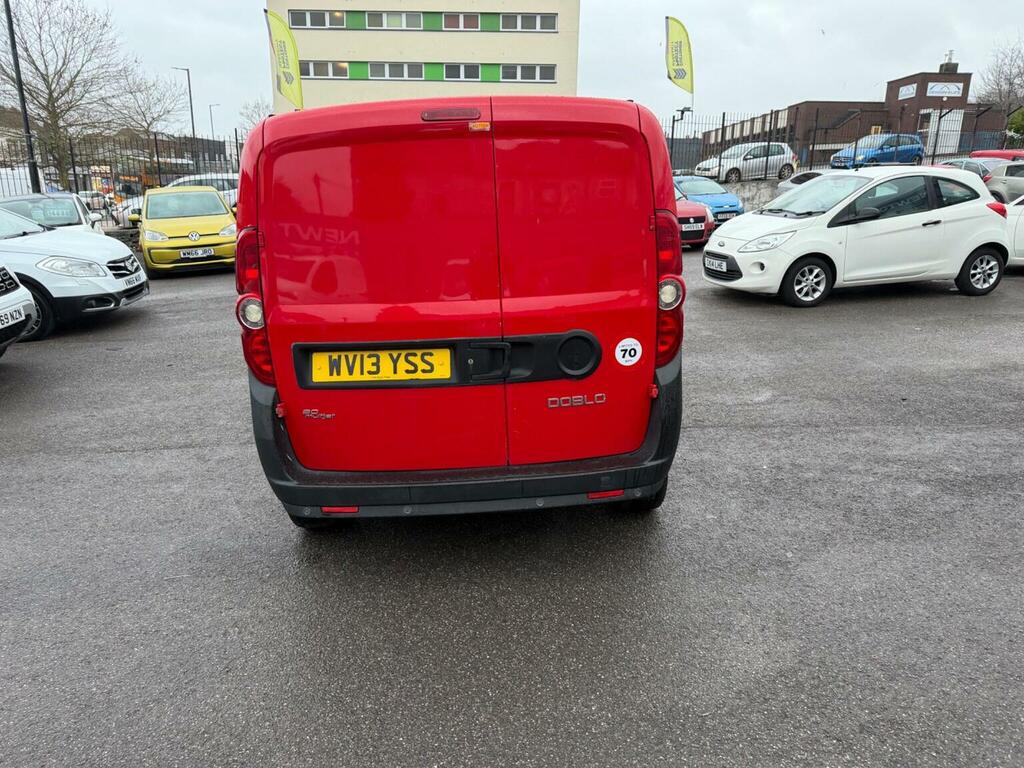 Fiat Doblo Panel Van 1.3 Jtd Multijetii 16V Maxi L2 H1 2 Red #5