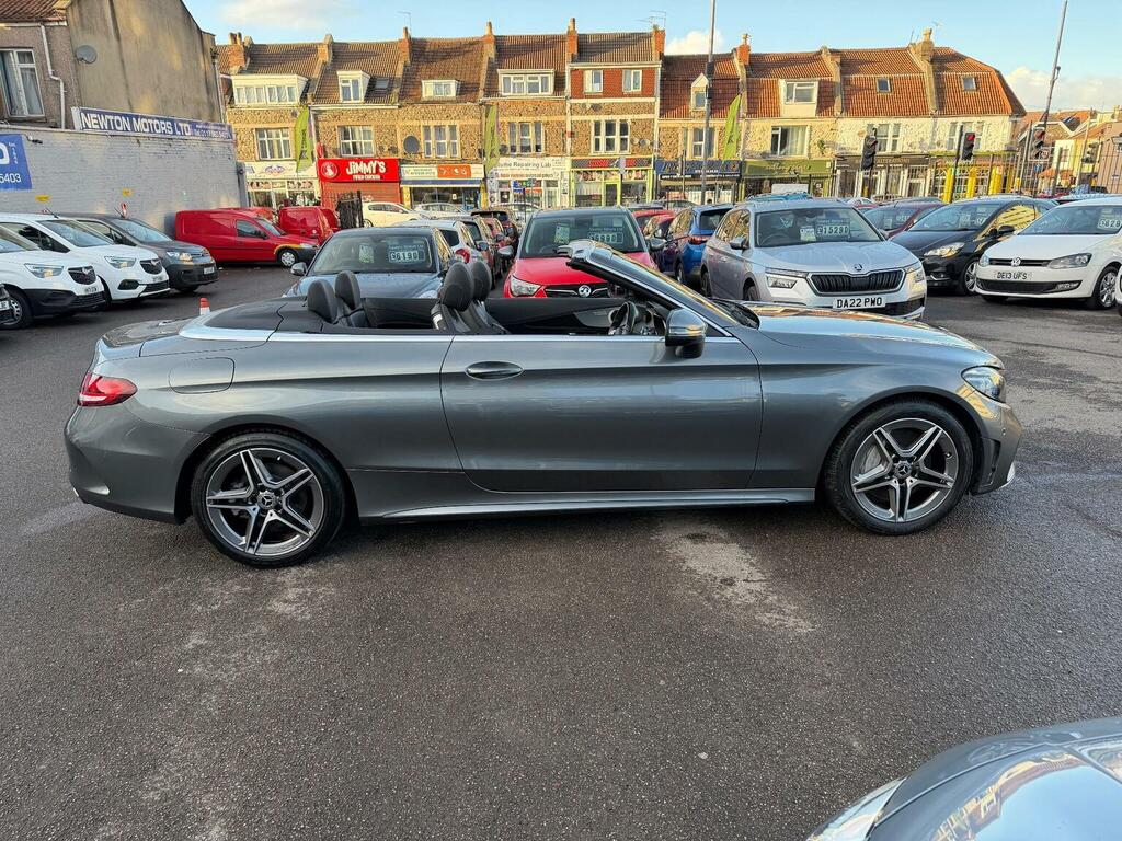 Mercedes-Benz C Class Convertible 2.0 C300d Amg Line Premium Cabriolet Grey #2
