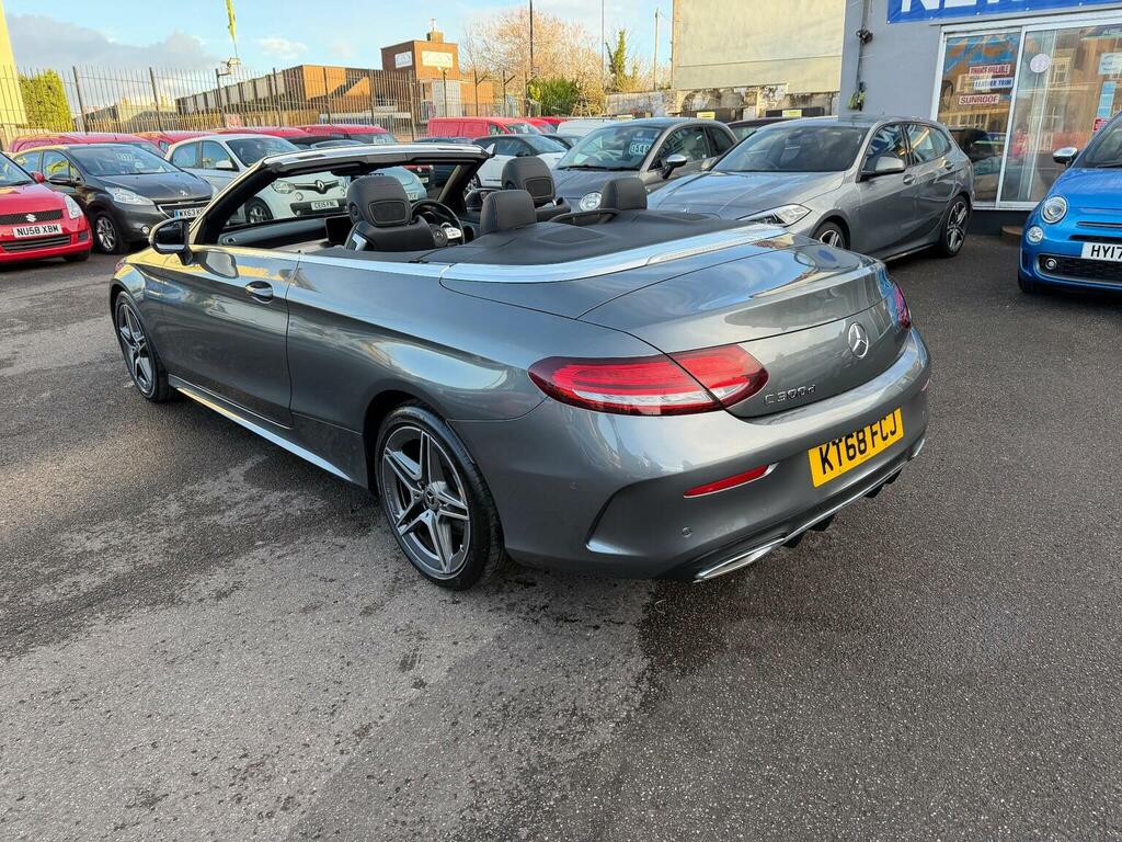 Mercedes-Benz C Class Convertible 2.0 C300d Amg Line Premium Cabriolet Grey #5