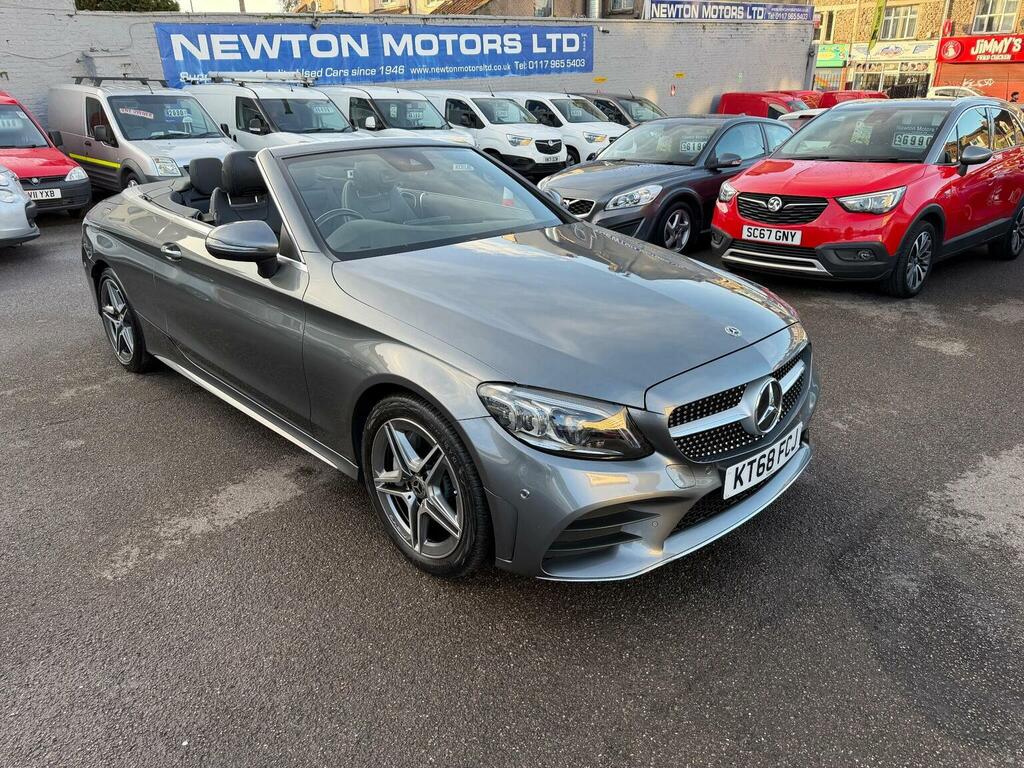 Mercedes-Benz C Class Convertible 2.0 C300d Amg Line Premium Cabriolet Grey