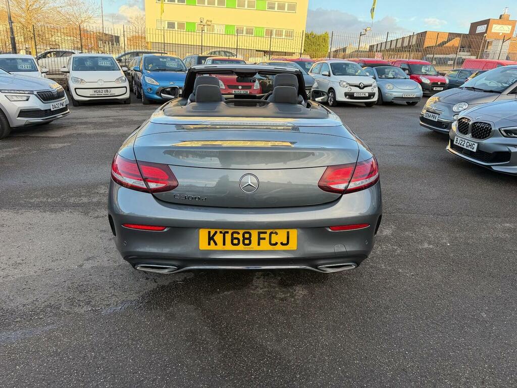 Mercedes-Benz C Class Convertible 2.0 C300d Amg Line Premium Cabriolet Grey #4