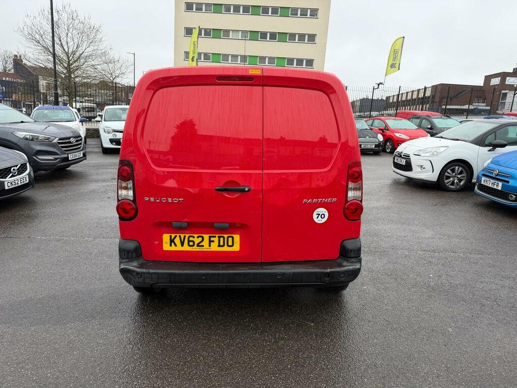 Peugeot Partner Panel Van 1.6 Hdi 625 S L1 201262 Red #3