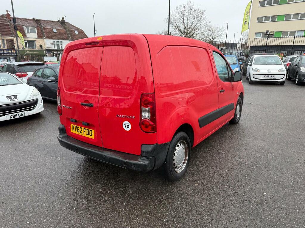 Peugeot Partner Panel Van 1.6 Hdi 625 S L1 201262 Red #2