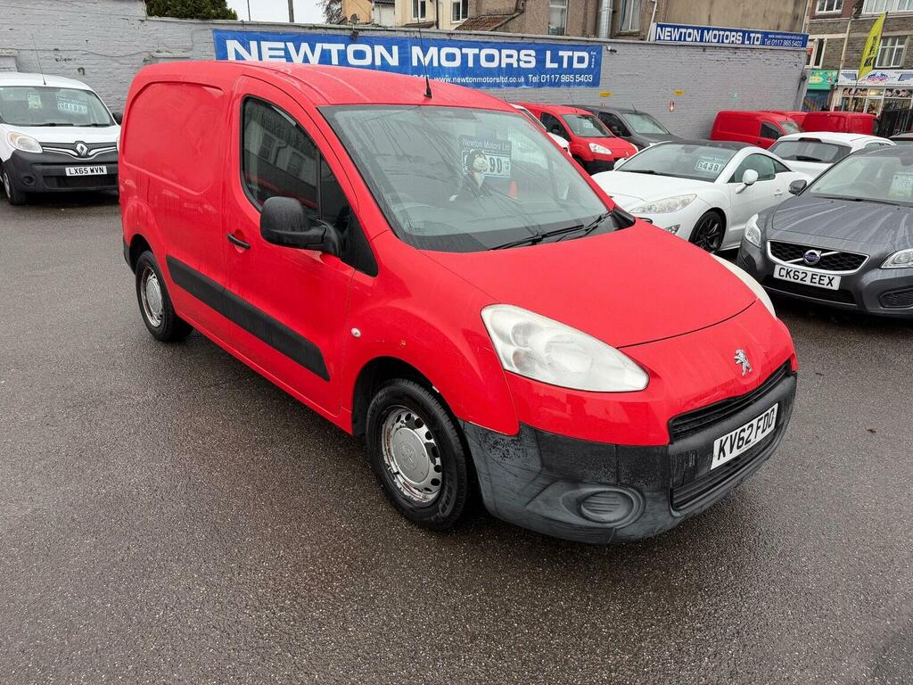 Peugeot Partner Panel Van 1.6 Hdi 625 S L1 201262 Red