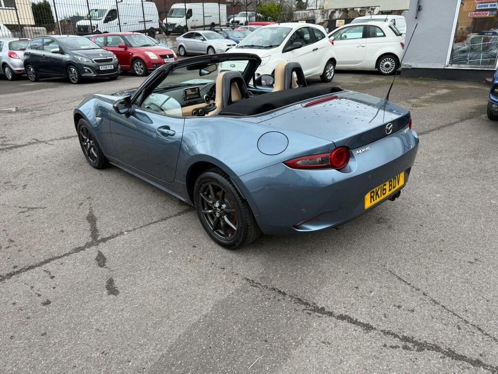 Mazda MX-5 Convertible 1.5 Skyactiv-g Sport Nav Euro 6 2 RK16BDV Blue #5