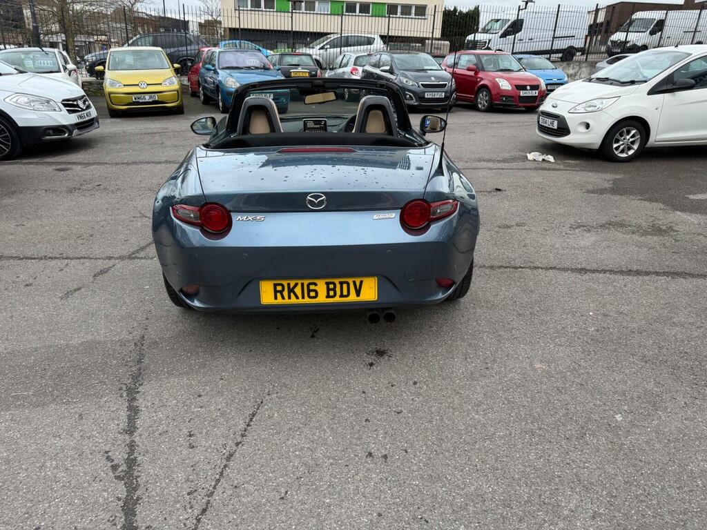 Mazda MX-5 Convertible 1.5 Skyactiv-g Sport Nav Euro 6 2 RK16BDV Blue #4