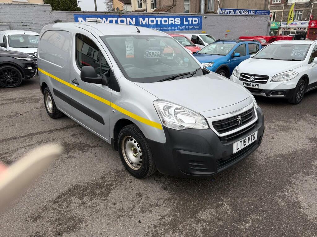 Peugeot Partner Panel Van 1.6 Bluehdi 854 Se L1 201919 Silver
