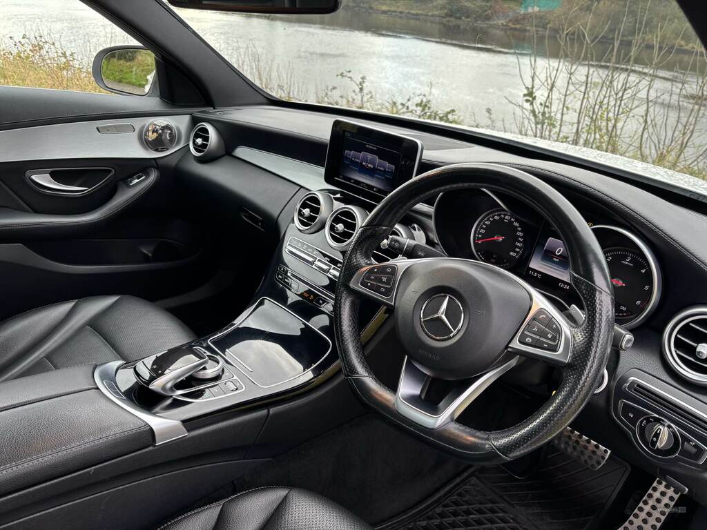 Mercedes-Benz C Class C250 Bluetec Amg Line BT64TRX White #5