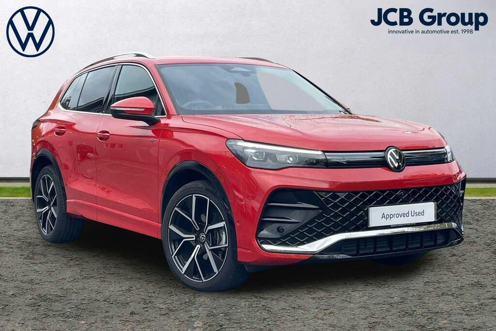 Volkswagen Tiguan 1.5 Etsi Mhev R-line Suv Hybrid Dsg Red