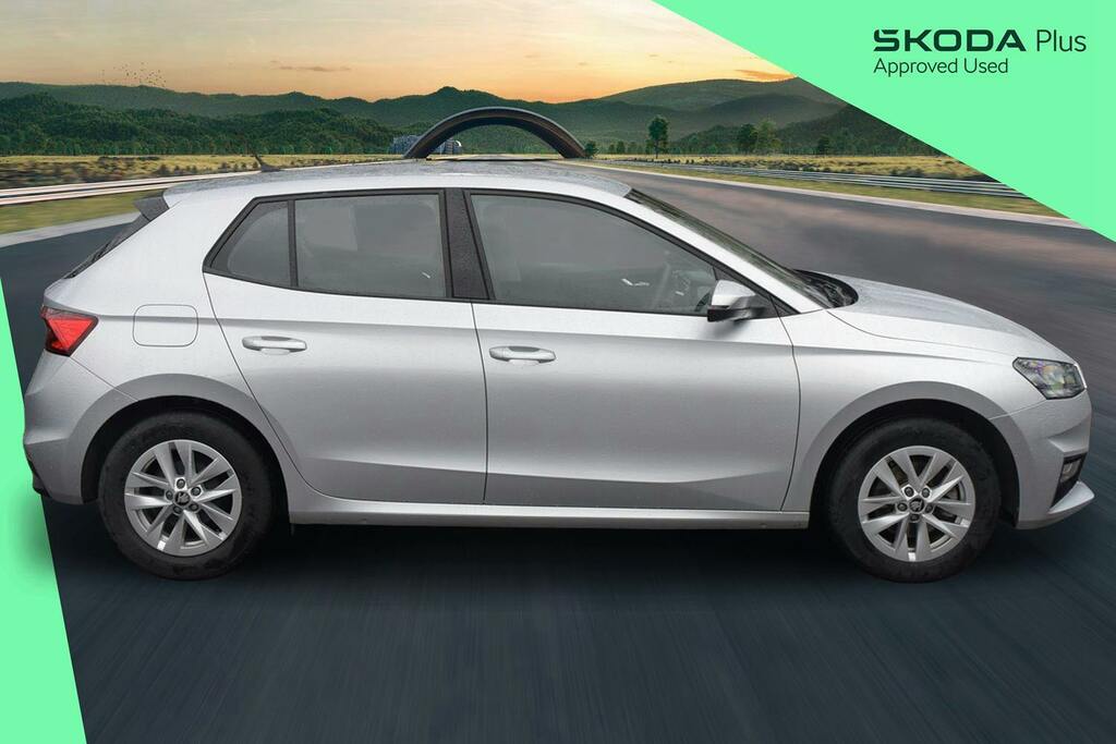 Skoda Fabia 1.0 Tsi Se Edition Hatchback Dsg GK25LOD Silver #4