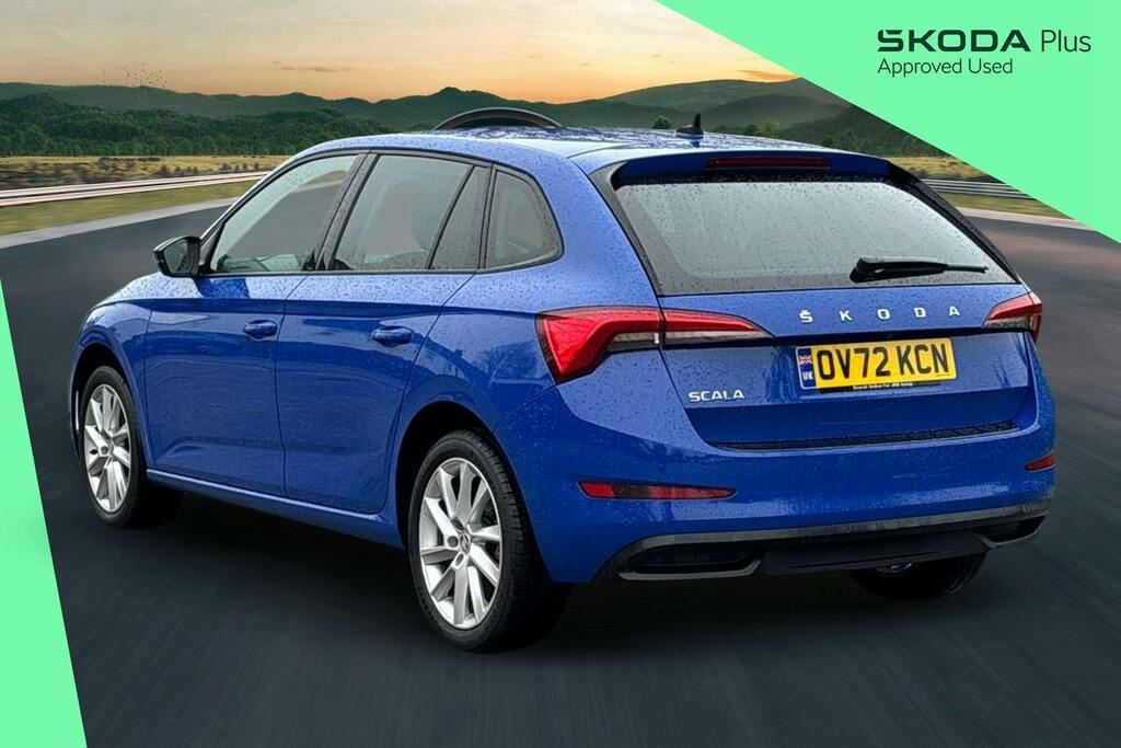 Skoda Scala 1.0 Tsi Se L Hatchback OV72KCN Blue #3