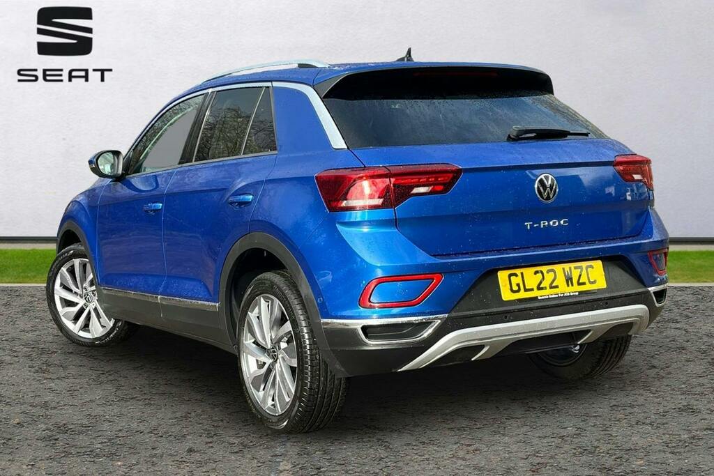 Volkswagen T-Roc 1.5 Tsi Style Suv GL22WZC Blue #3