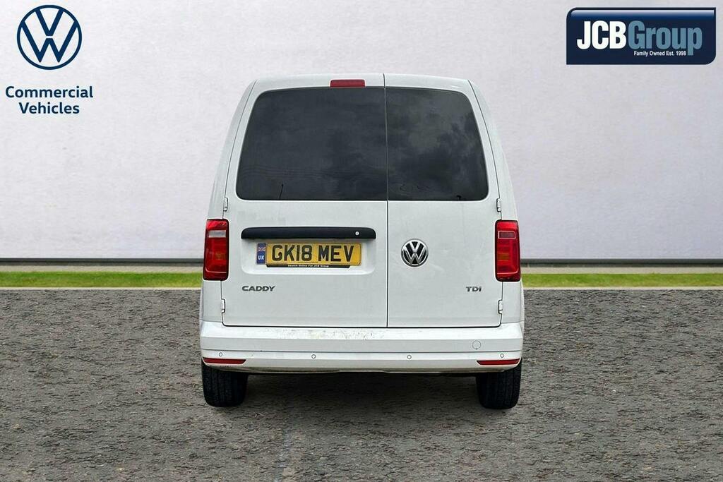 Volkswagen Caddy 2.0 Tdi C20 Bluemotion Tech Highline Panel Van GK18MEV White #6