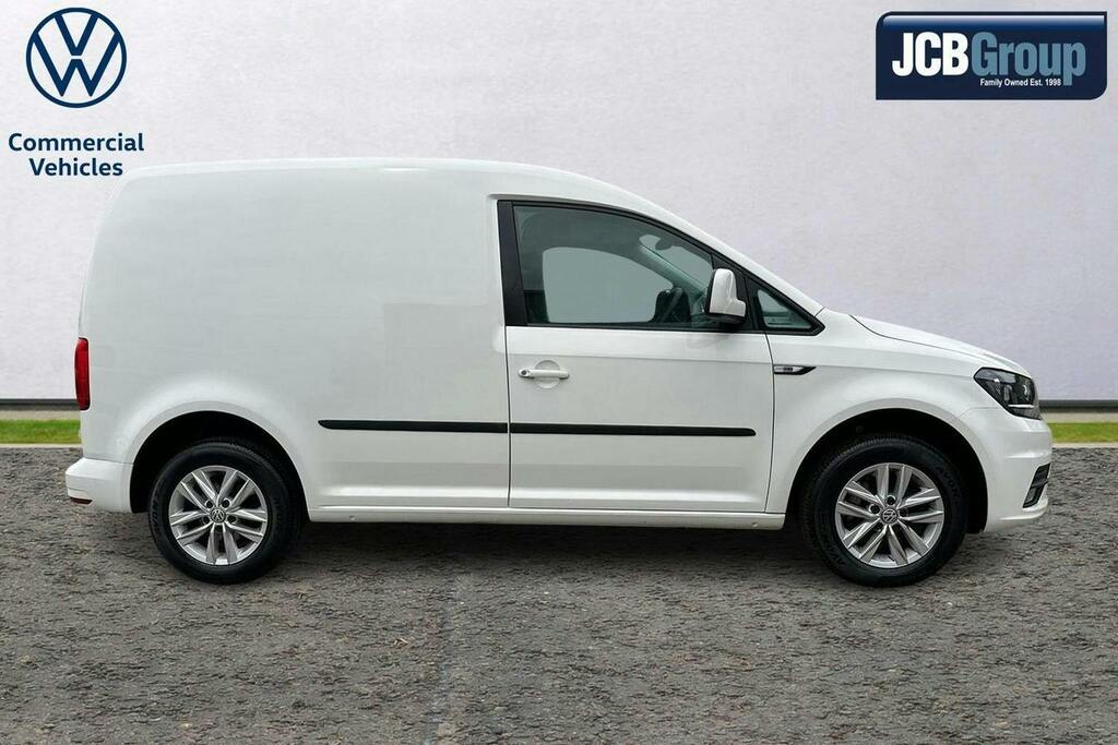 Volkswagen Caddy 2.0 Tdi C20 Bluemotion Tech Highline Panel Van GK18MEV White #3