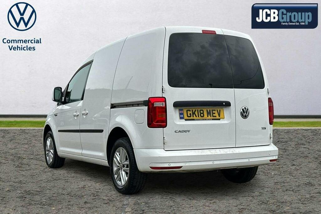 Volkswagen Caddy 2.0 Tdi C20 Bluemotion Tech Highline Panel Van GK18MEV White #2