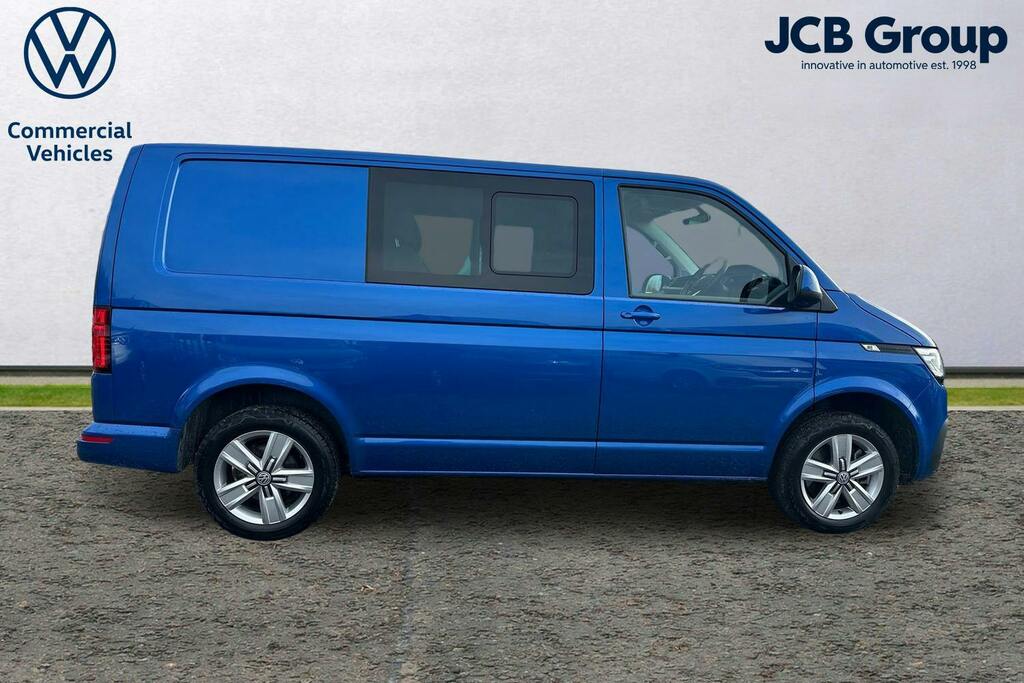 Volkswagen Transporter 2.0 Tdi T32 Highline Kombi Double Cab D HG24XLW Blue #4