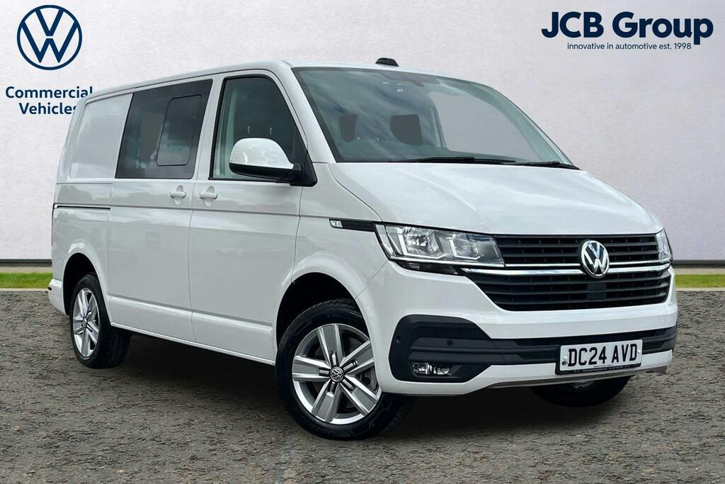 Volkswagen Transporter 2.0 Tdi T32 Highline Kombi Double Cab D White