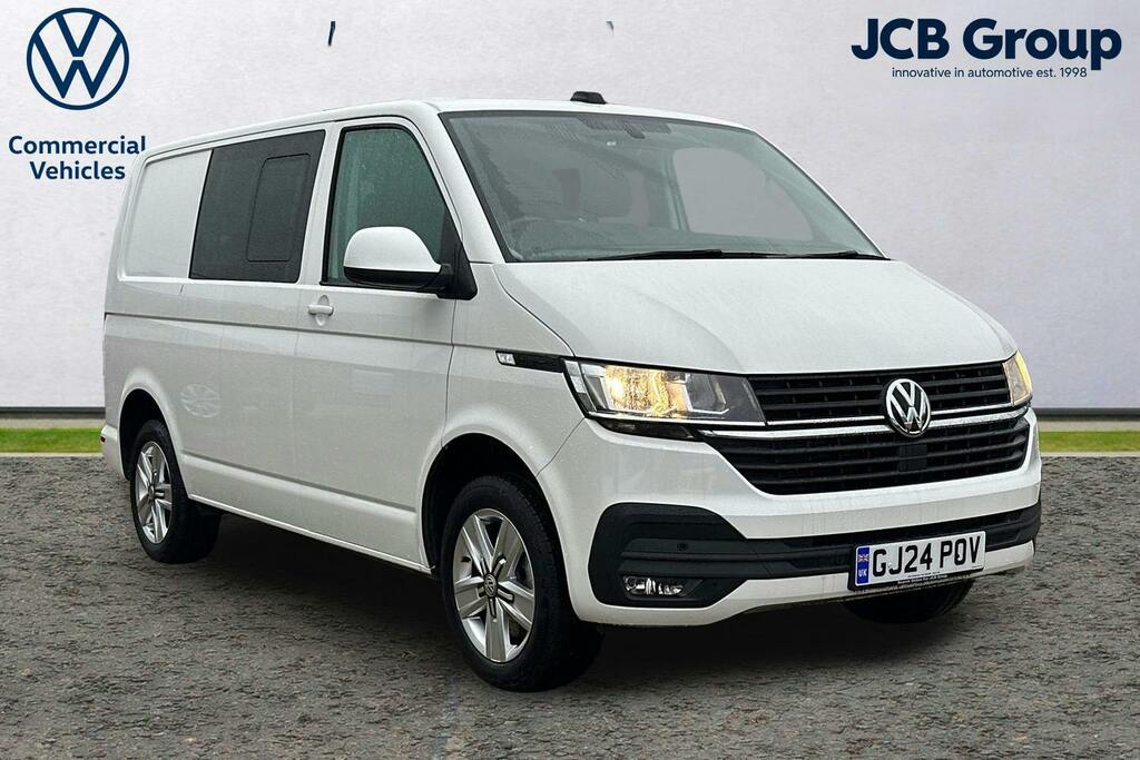 Volkswagen Transporter 2.0 Tdi T32 Highline Kombi Double Cab D White