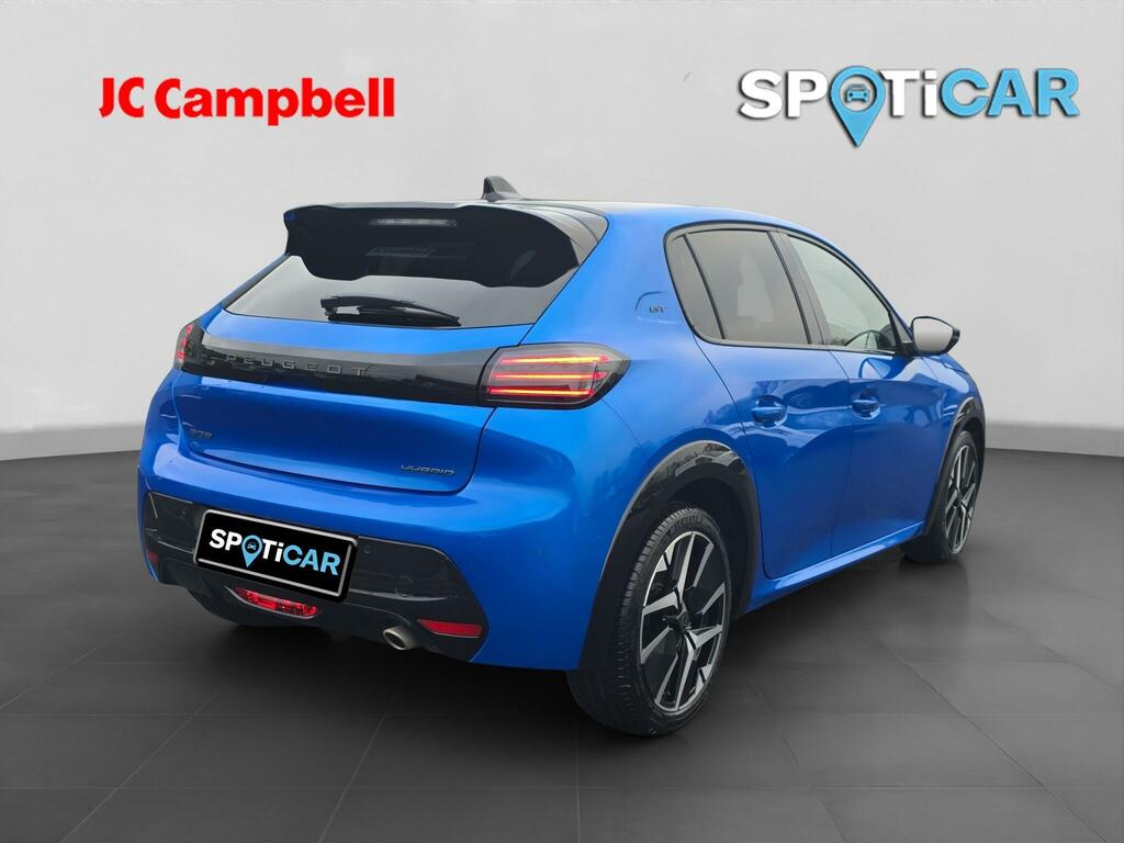 Peugeot 208 1.2 Hybrid Gt Hatchback KM25UAB Blue #4