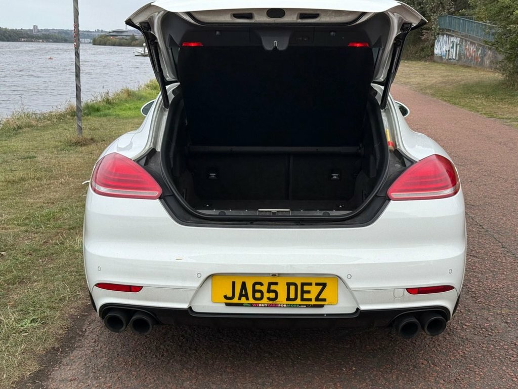 Porsche Panamera 4.8L Turbo S White #6