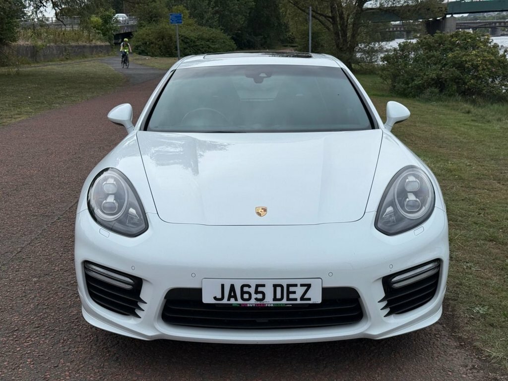 Porsche Panamera 4.8L Turbo S White #2
