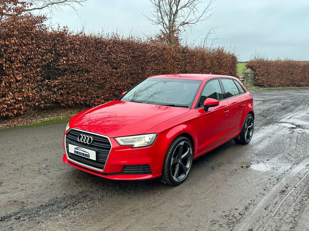 Audi A3 2.0 Tdi Se Technik Sportback Euro 6 Ss MT66HWN Red #3