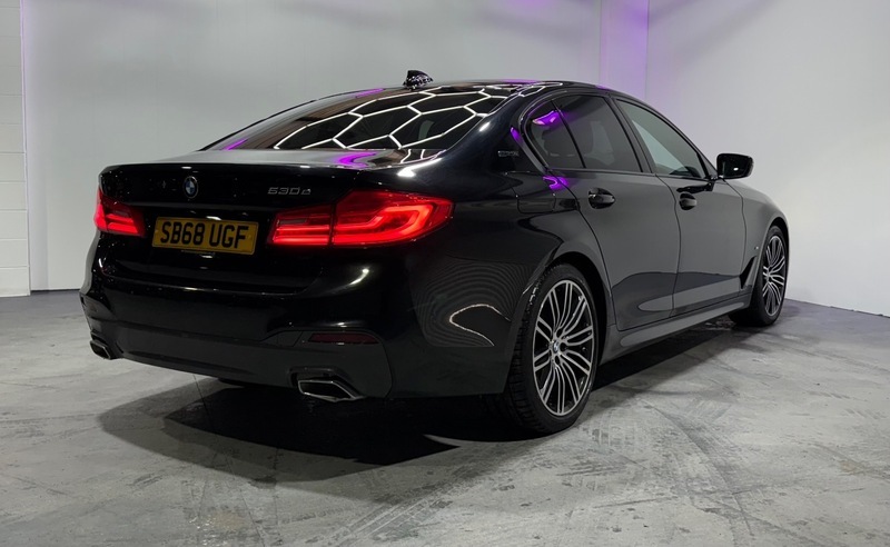 BMW 5 Series 530E M Sport SB68UGF Black #6