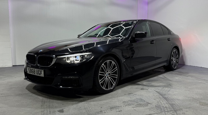 BMW 5 Series 530E M Sport SB68UGF Black #3