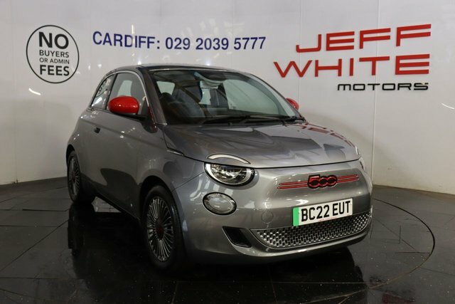 Fiat 500E Red Sat Grey