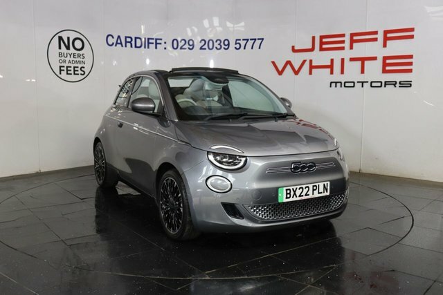 Fiat 500E C La Prima Convertible Grey