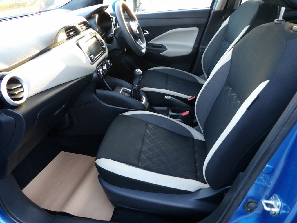 Nissan Micra 1.0 Acenta Hatchback Euro 6 71 PN67FXS Blue #6