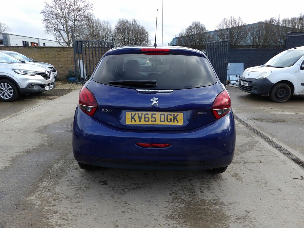 Peugeot 208 1.6 Bluehdi Allure Hatchback Eur KV65OGK Blue #5