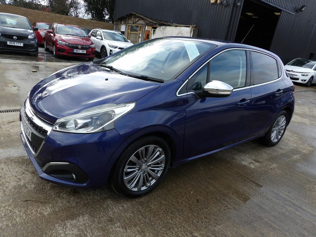 Peugeot 208 1.6 Bluehdi Allure Hatchback Eur KV65OGK Blue #3