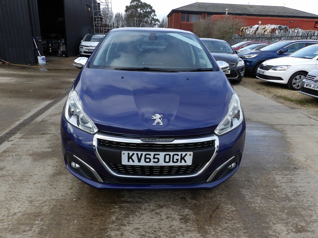 Peugeot 208 1.6 Bluehdi Allure Hatchback Eur KV65OGK Blue #2