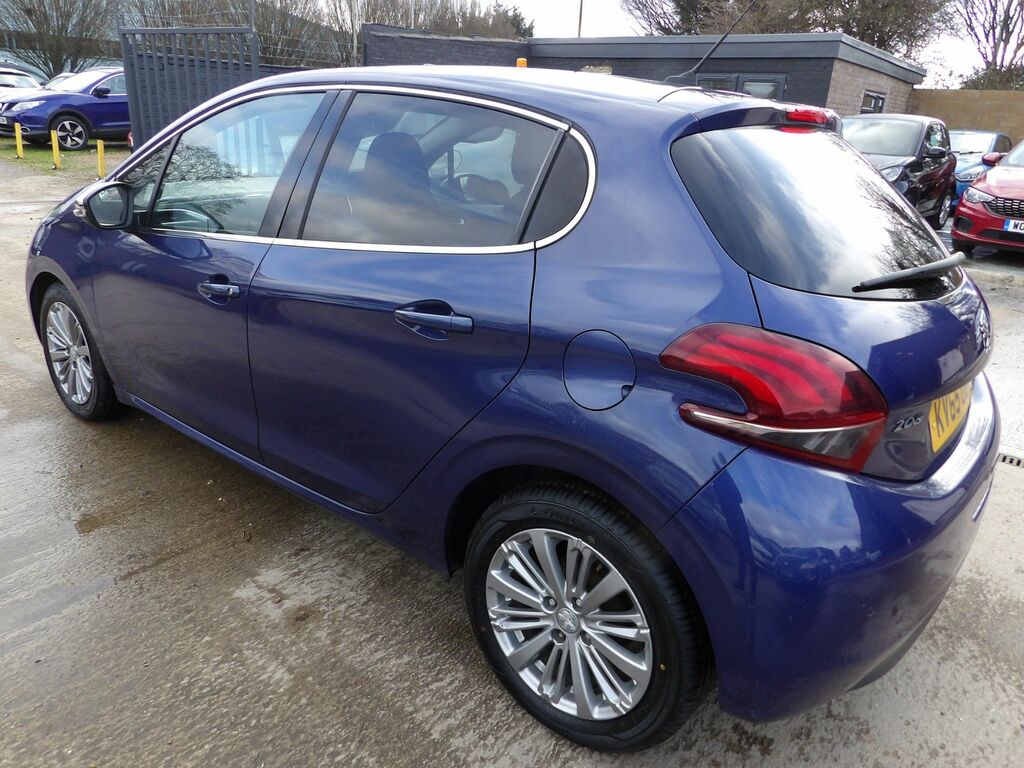 Peugeot 208 1.6 Bluehdi Allure Hatchback Eur KV65OGK Blue #4