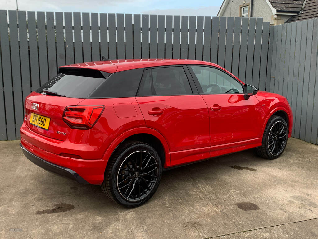 Audi Q2 30 Tdi Black Edition BVI1660 Red #6