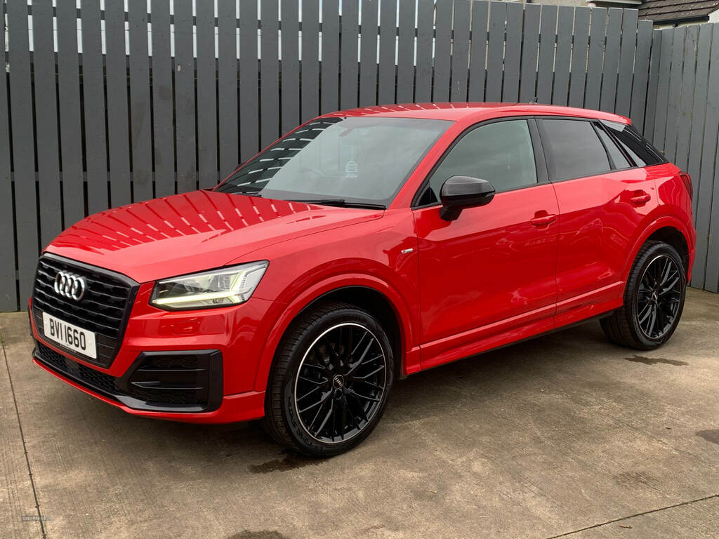 Audi Q2 30 Tdi Black Edition BVI1660 Red #3
