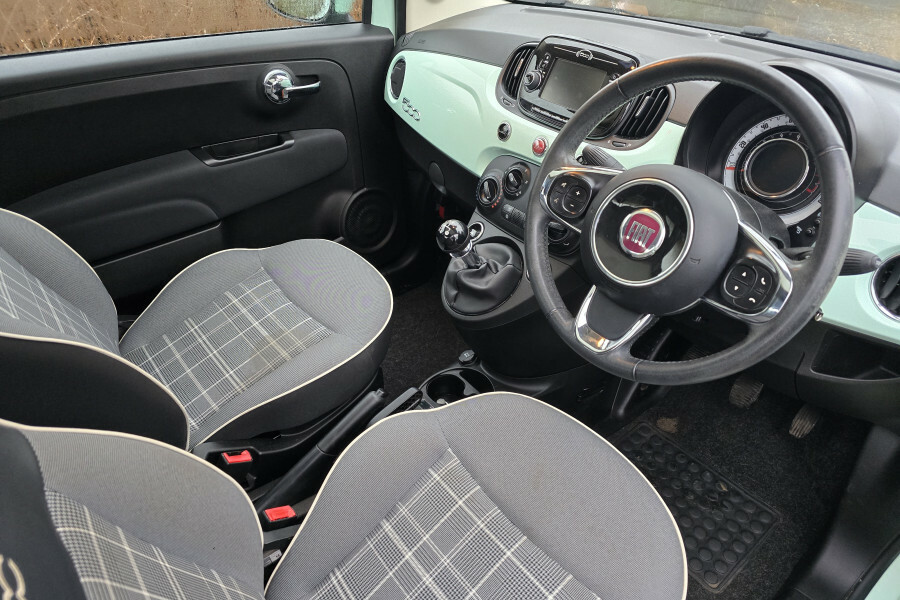Fiat 500 Hatchback WO18TYY Green #4