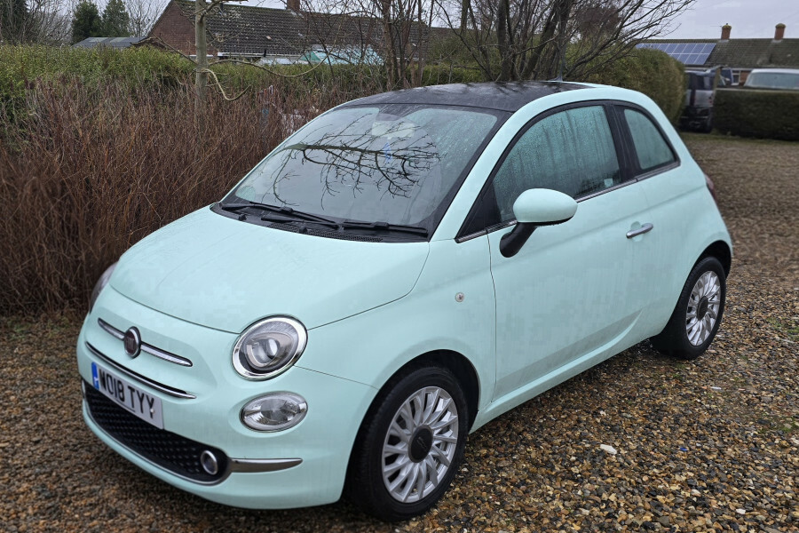 Fiat 500 Hatchback WO18TYY Green #6