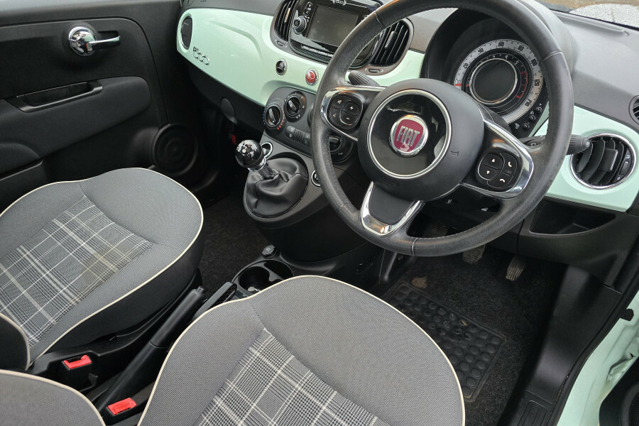Fiat 500 Hatchback WO18TYY Green #5