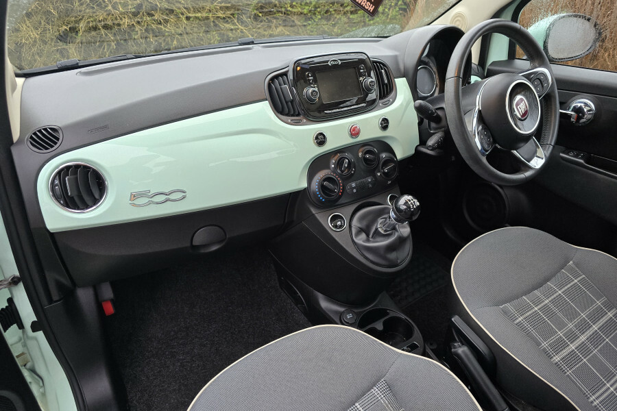 Fiat 500 Hatchback WO18TYY Green #3