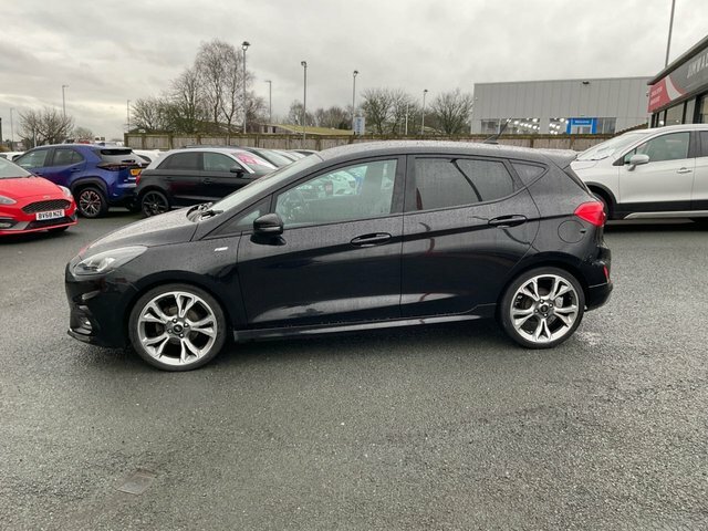 Ford Fiesta 1.0T Ecoboost Mhev St-line X Edition Hatchback YC71UYX Black #4